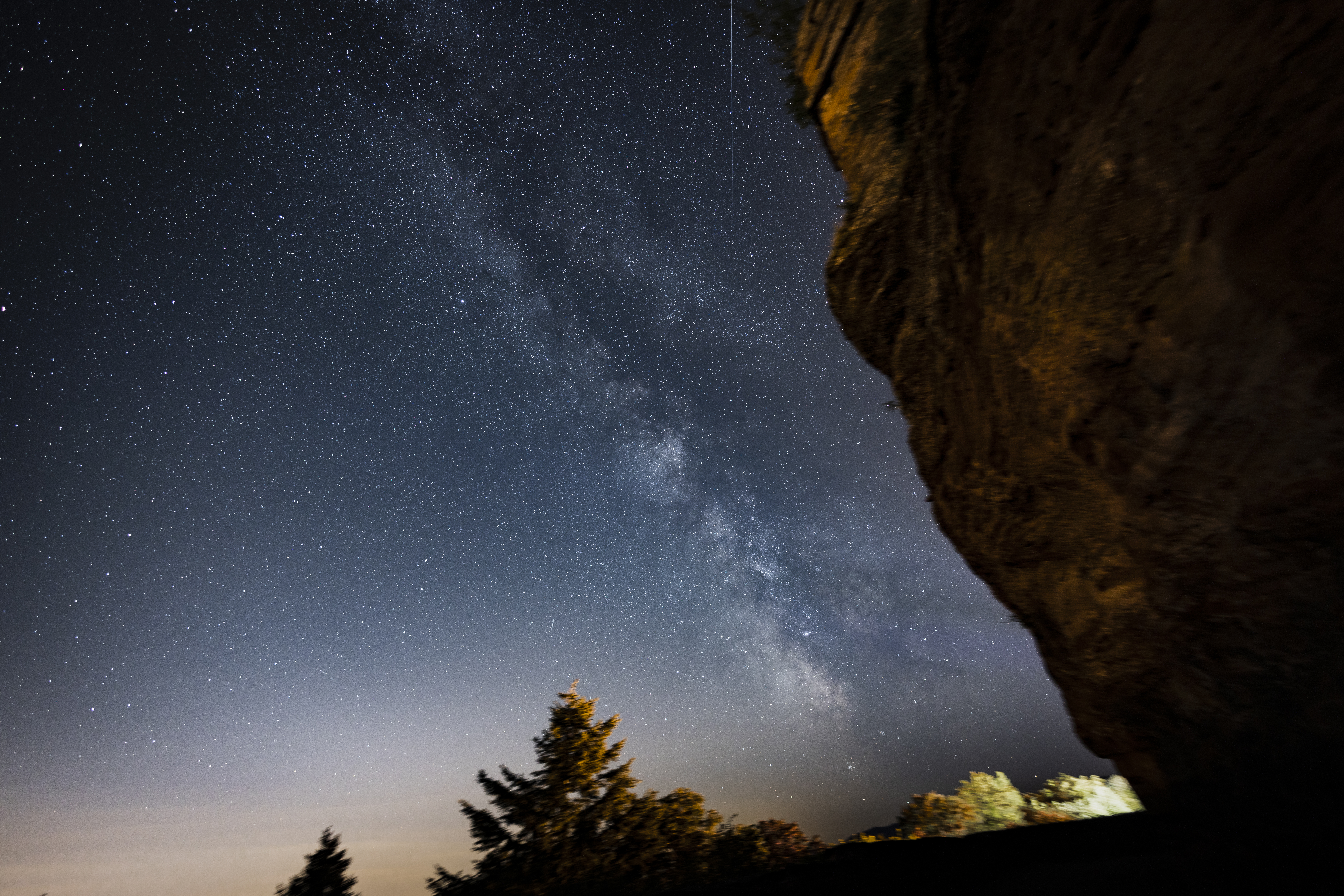 La falaise et la galaxie